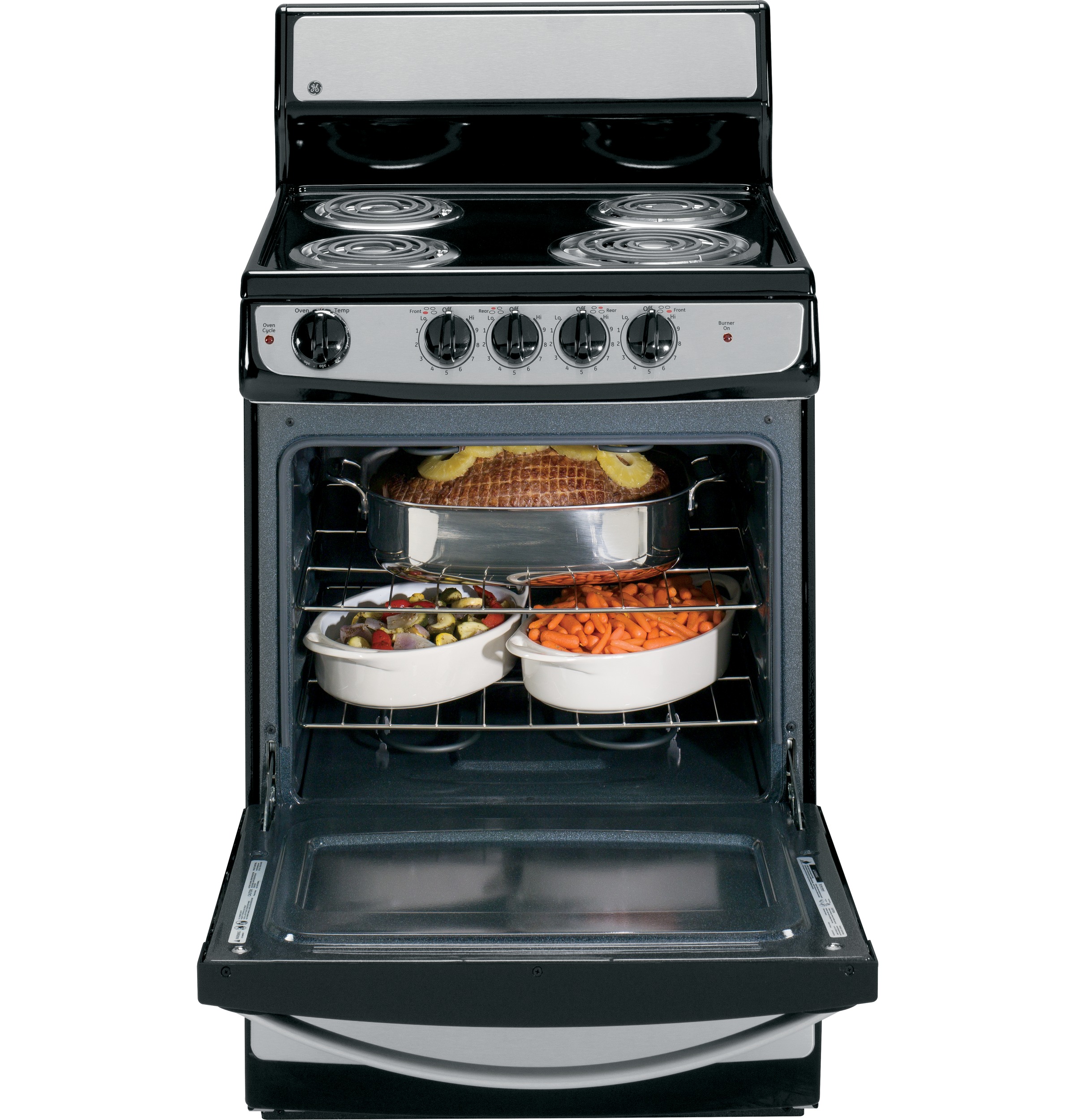 24" Standard Clean Free-Standing Electric Range JAS02SNSS