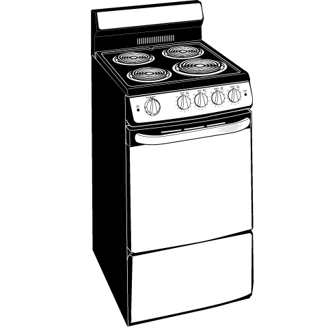 24" Standard Clean Free-Standing Electric Range JAS02SNSS