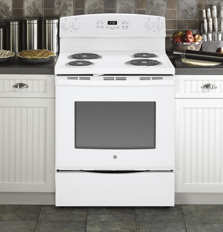 30" Free-Standing Electric Range JB250DFWW