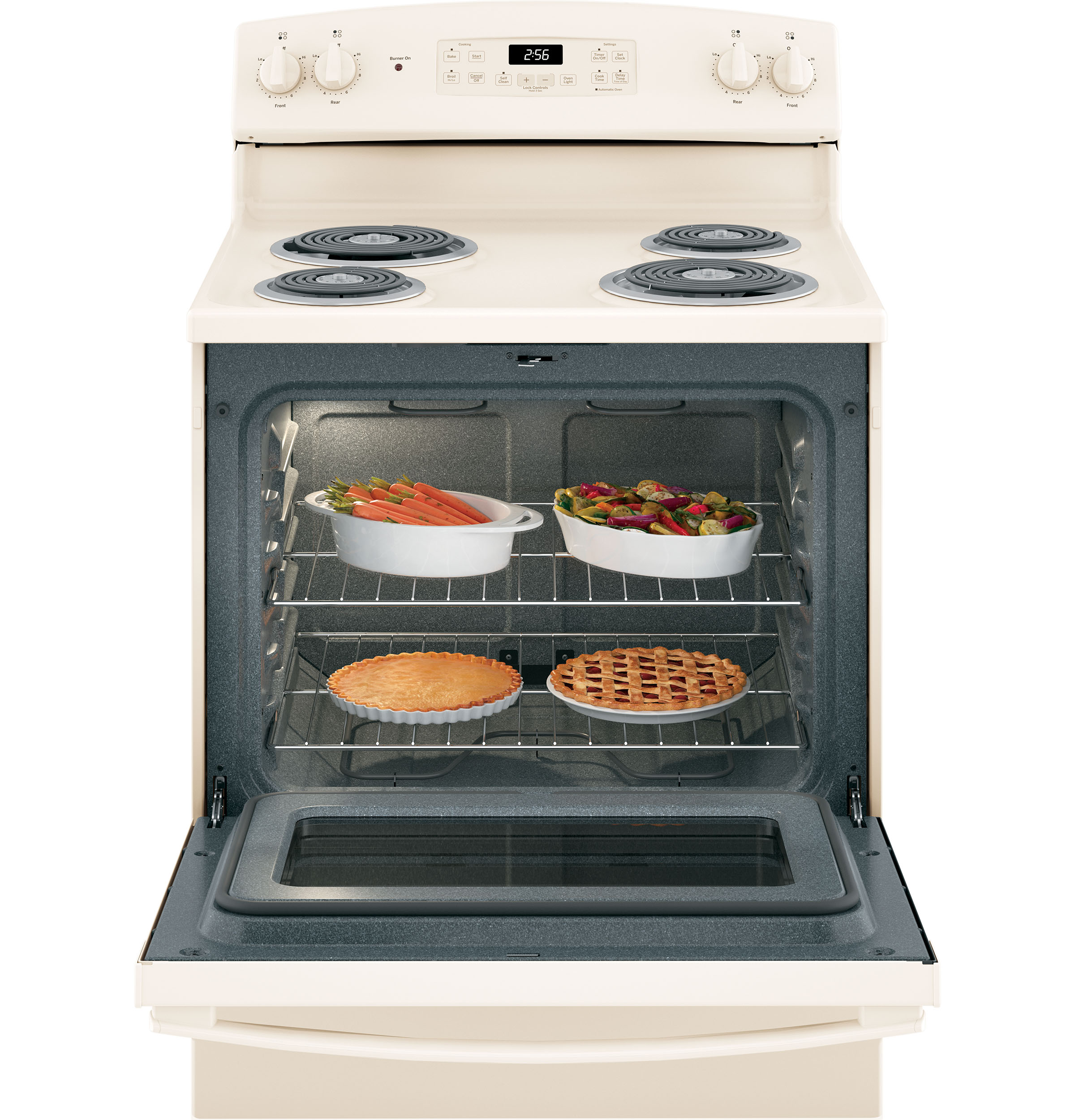 30" Free-Standing Self-Clean Electric Range JB256DMCC