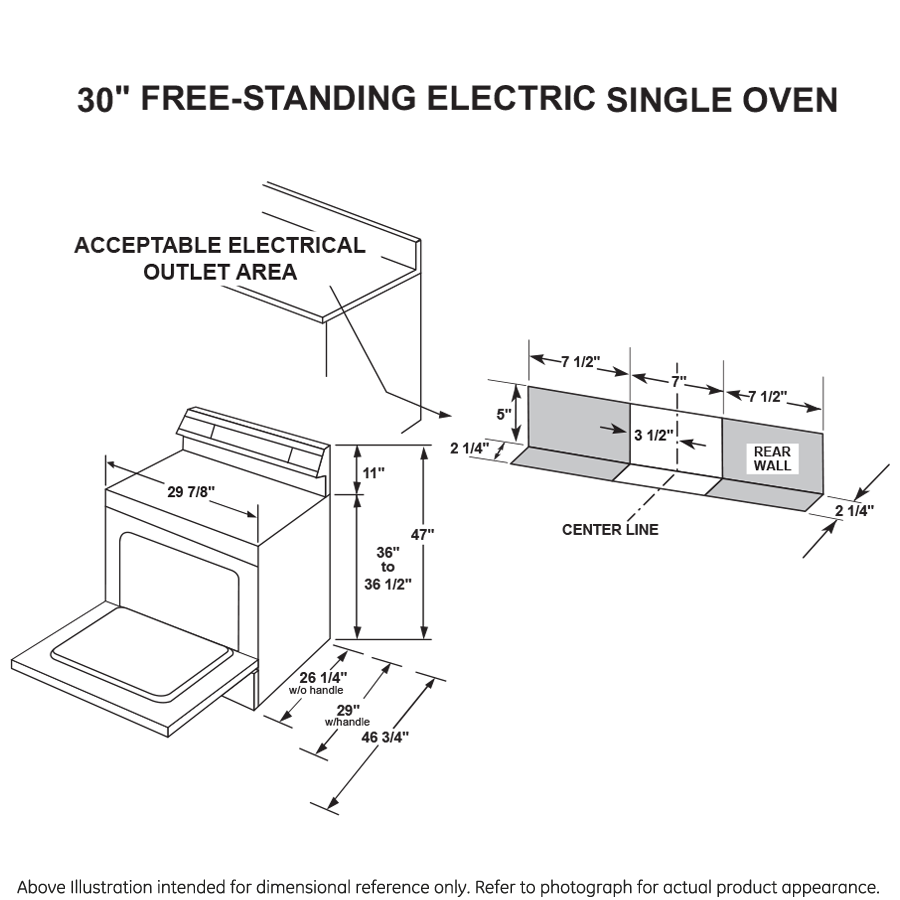 30" Free-Standing Self-Clean Electric Range JB256DMCC