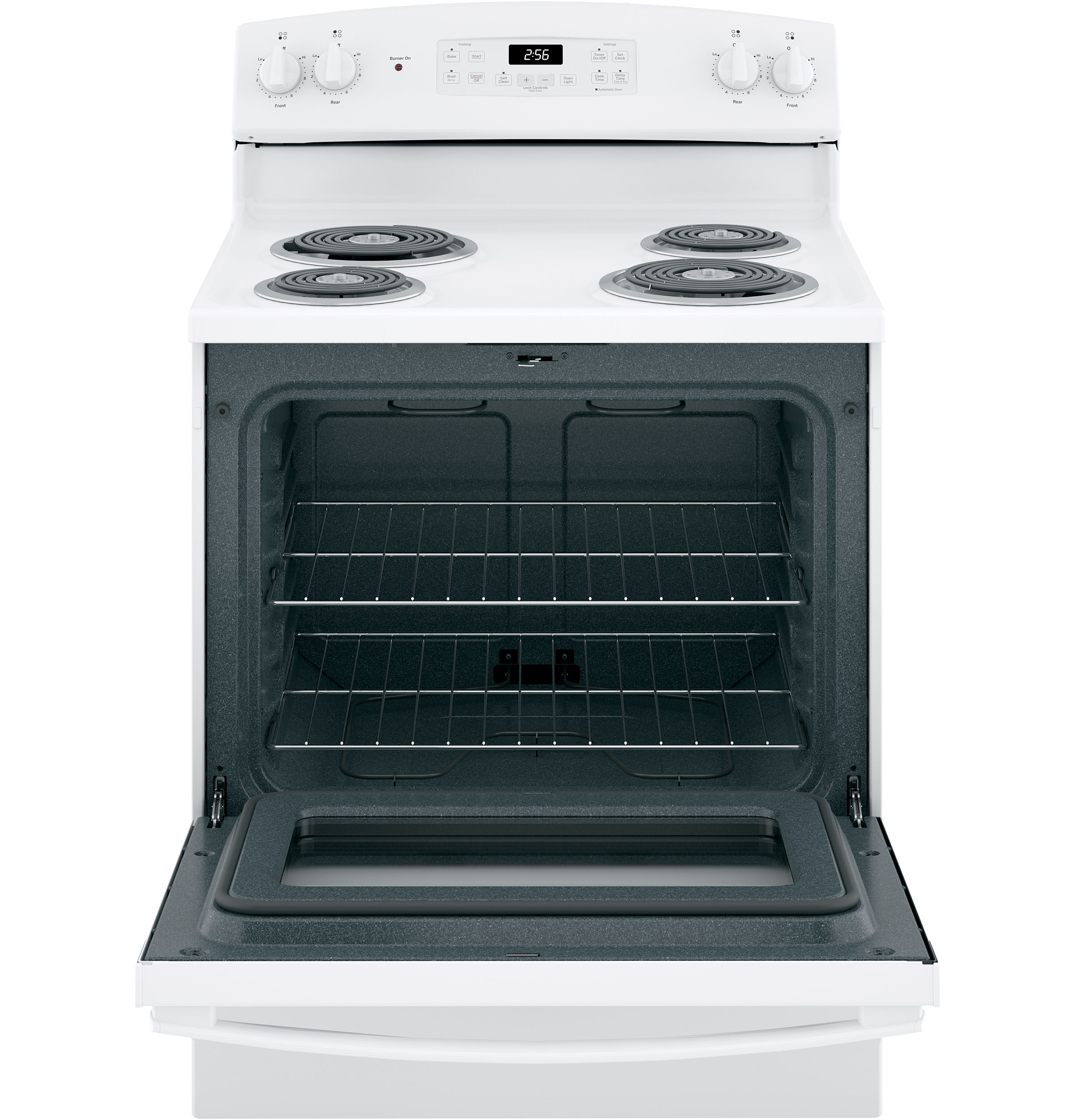 30" Free-Standing Self-Clean Electric Range JB256DMWW