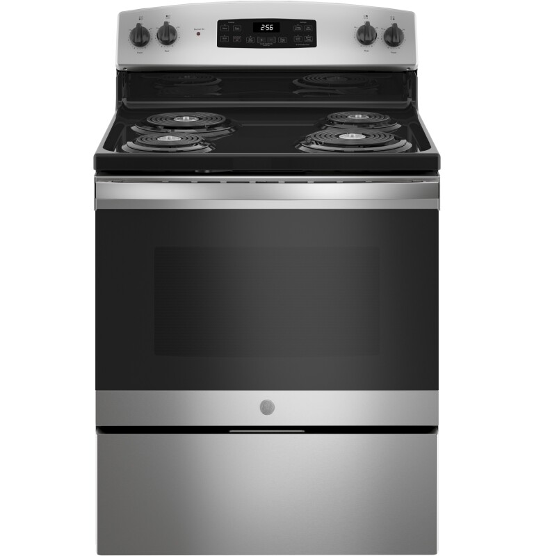 30" Free-Standing Self-Clean Electric Range JB256RMSS