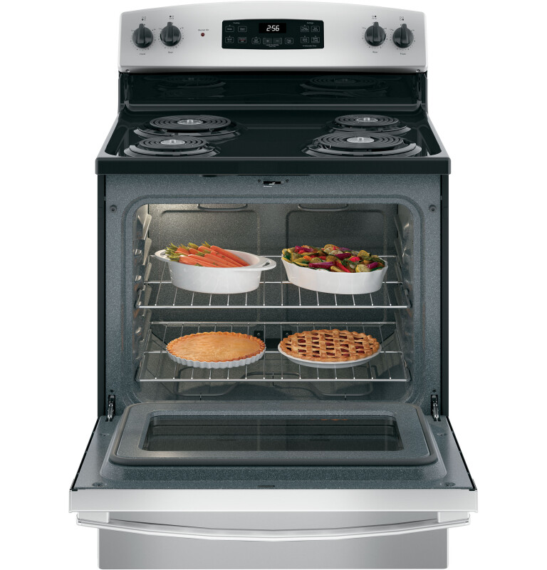 30" Free-Standing Self-Clean Electric Range JB256RMSS