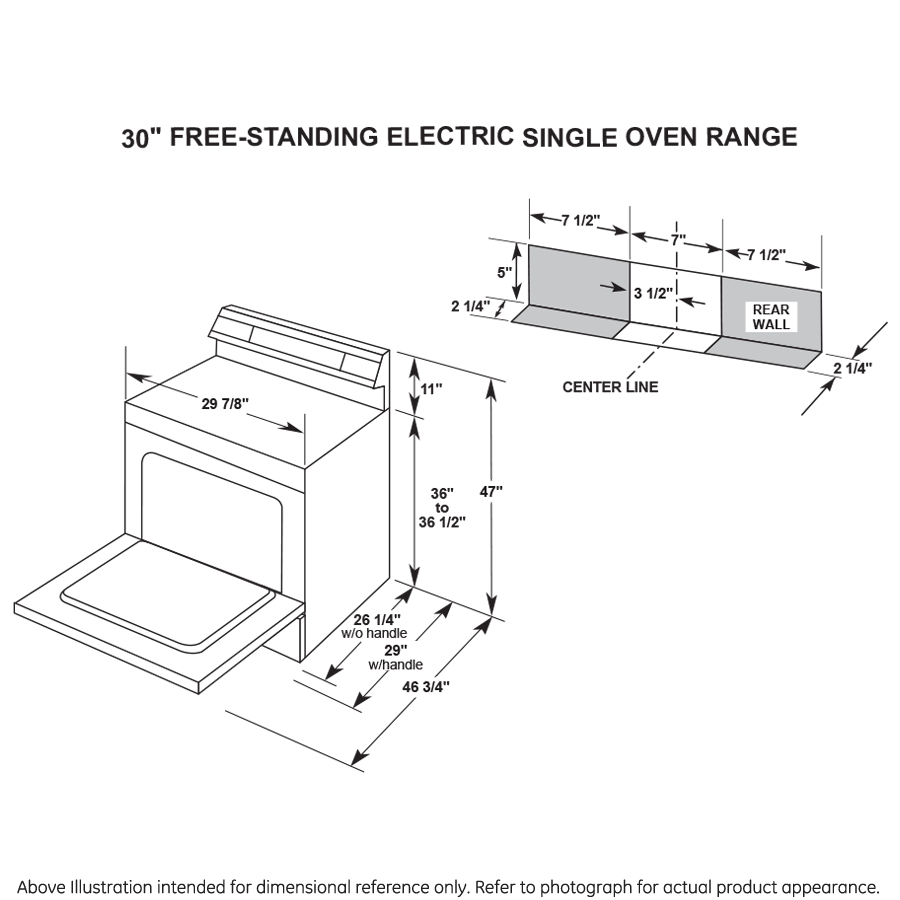 30" Free-Standing Self-Clean Electric Range JB256RTSS