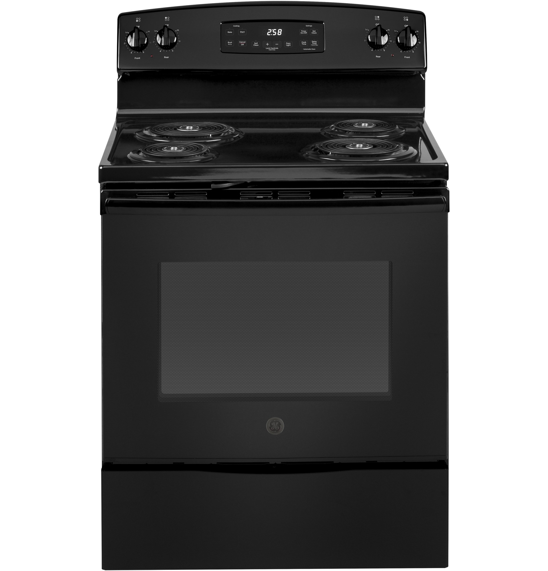 30" Free-Standing Self-Clean Electric Range JB258DMBB