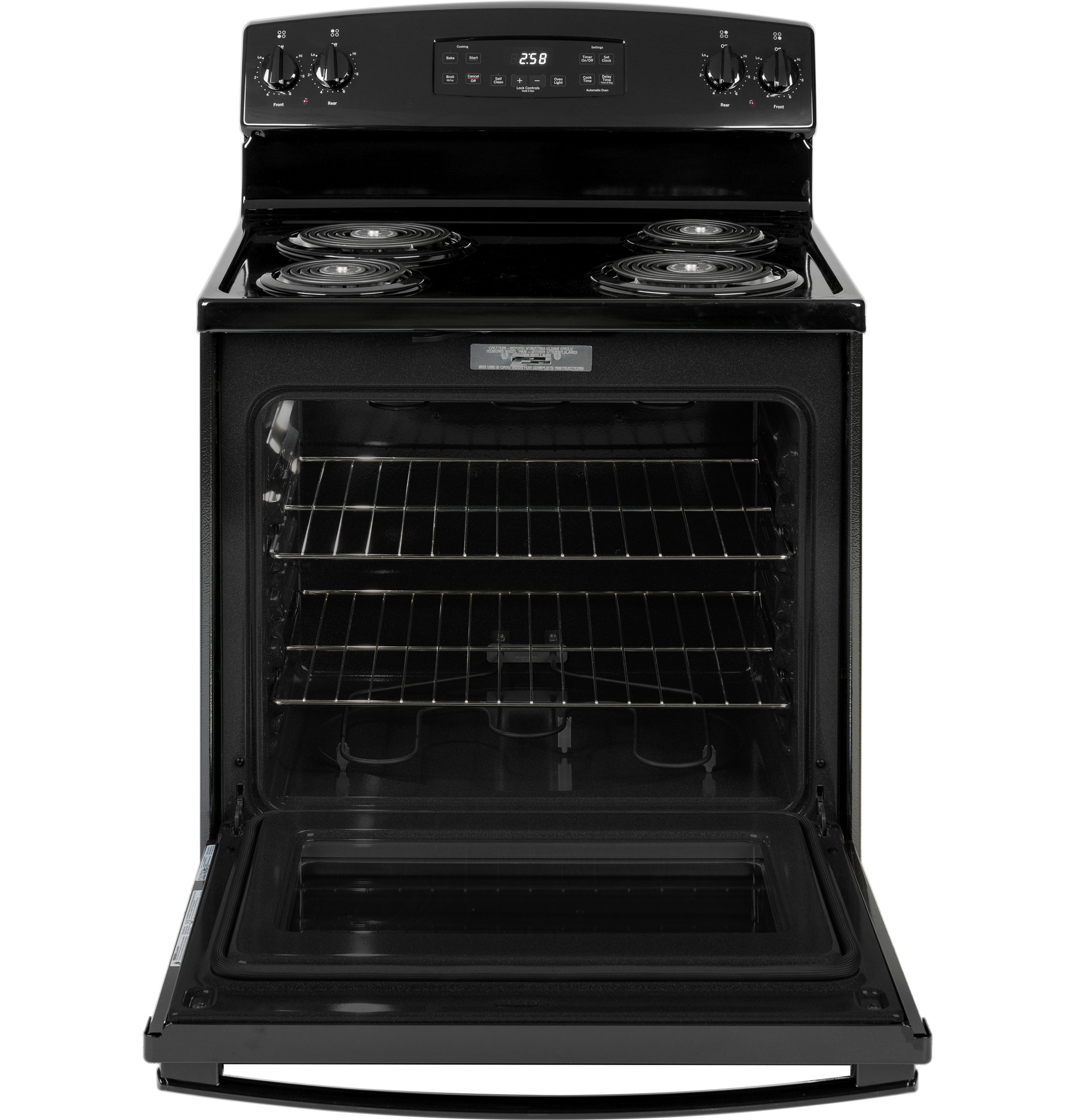 30" Free-Standing Self-Clean Electric Range JB258DMBB