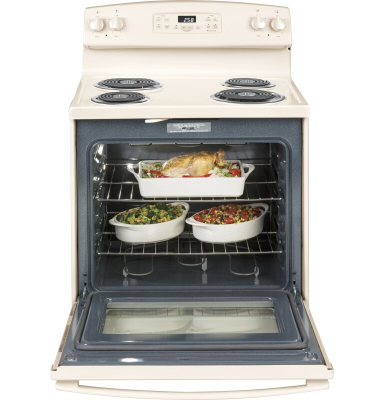 30" Free-Standing Self-Clean Electric Range JB258DMCC