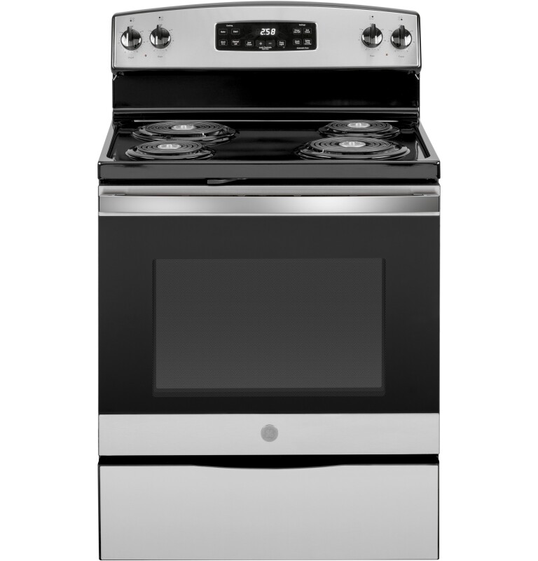 30" Free-Standing Self-Clean Electric Range JB258DMBB