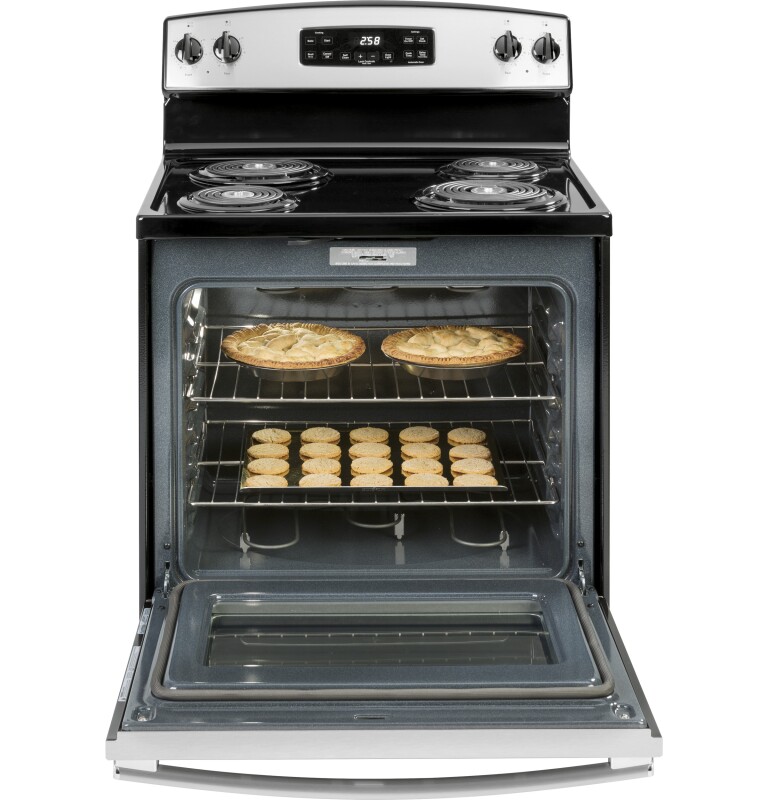 30" Free-Standing Self-Clean Electric Range JB258RMSS