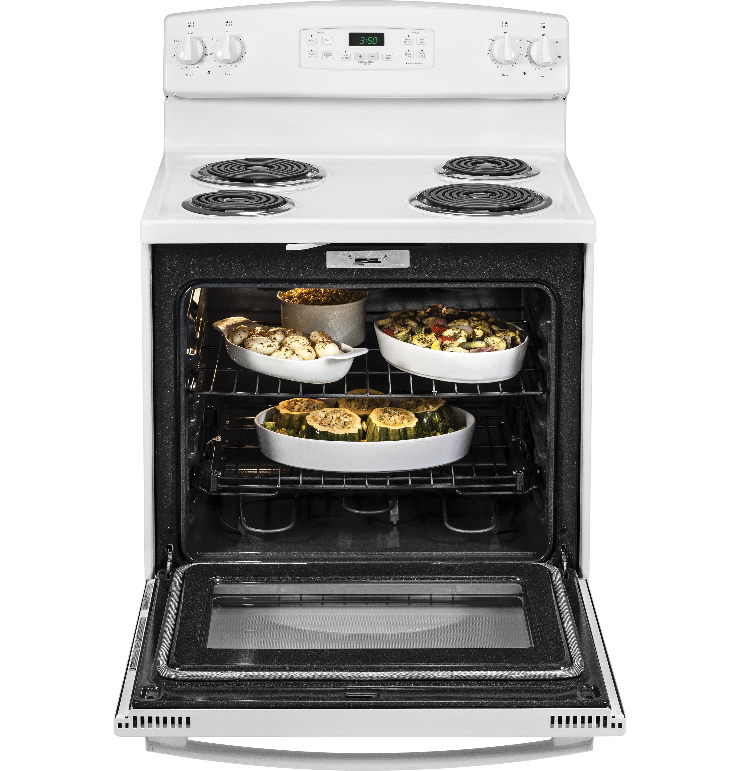30" Free-Standing Electric Range JB350DFWW