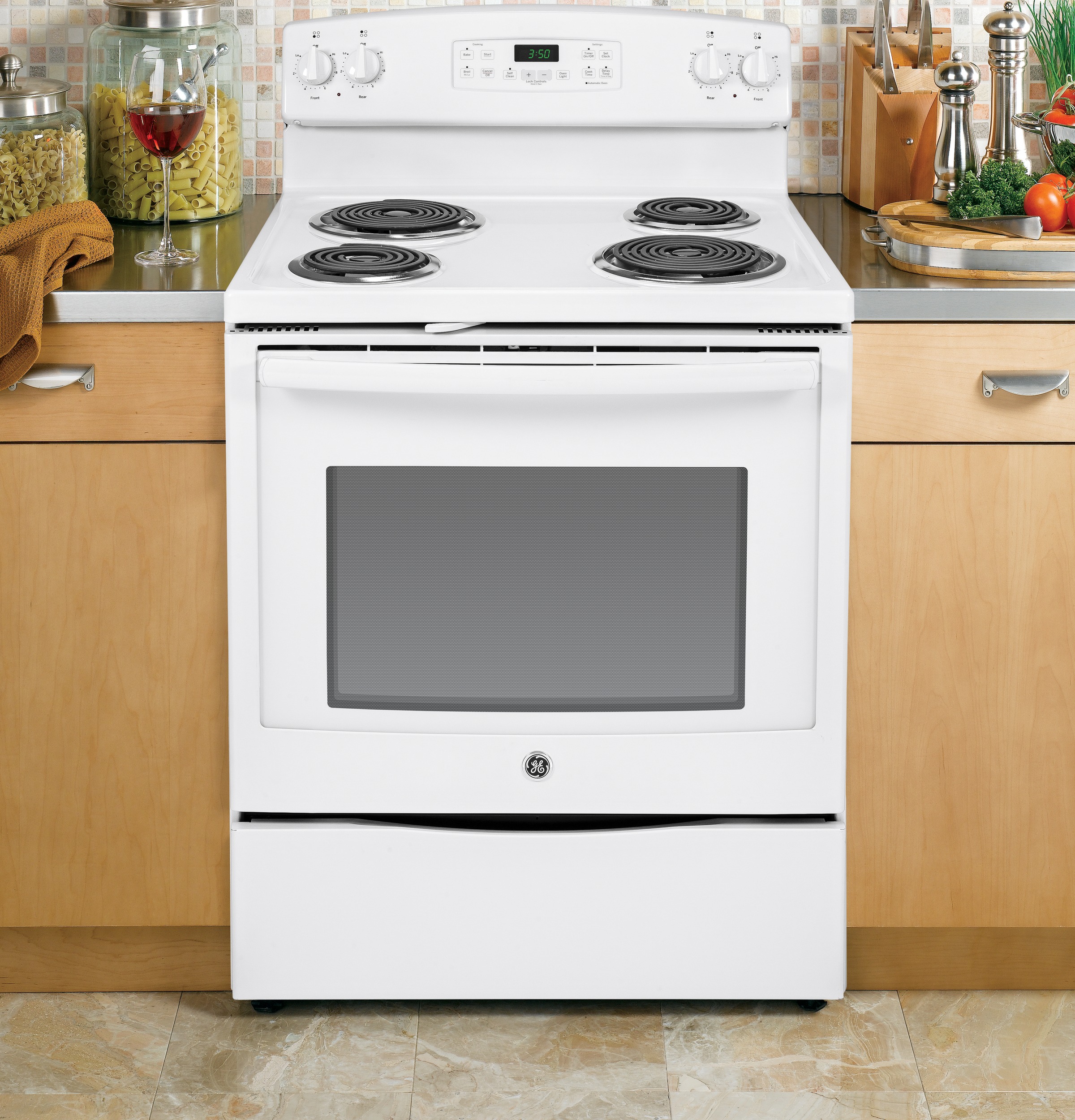 30" Free-Standing Electric Range JB350DFWW
