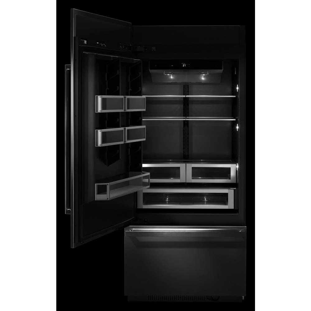36” Panel-Ready Built-In Bottom-Freezer Refrigerator (Left-Hand Door Swing) JB36NXFXLE