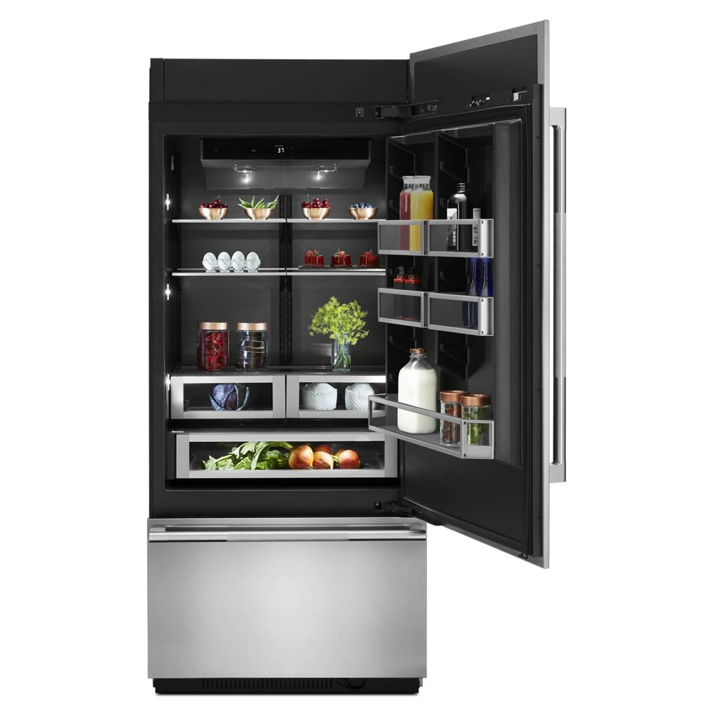 36” Panel-Ready Built-In Bottom-Freezer Refrigerator (Right-Hand Door Swing) JB36NXFXRE