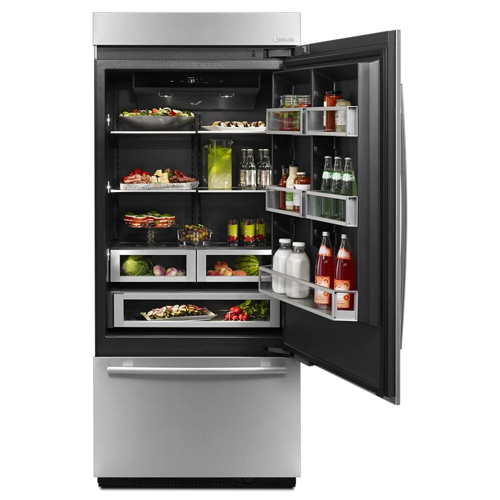 36” Panel-Ready Built-In Bottom-Freezer Refrigerator (Right-Hand Door Swing) JB36NXFXRE