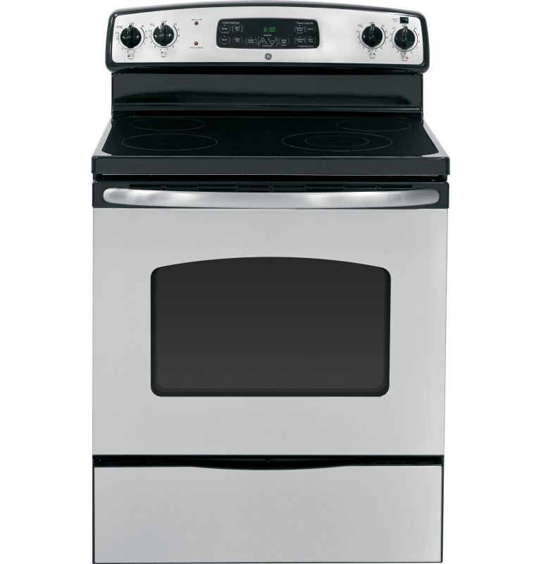 GE 30" Free-Standing Electric Range Stainless Steel JB400SPSS Picture 1