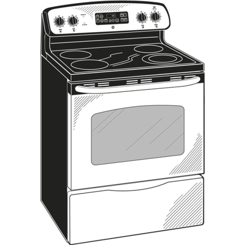 30" Free-Standing Electric Range JB400SPSS