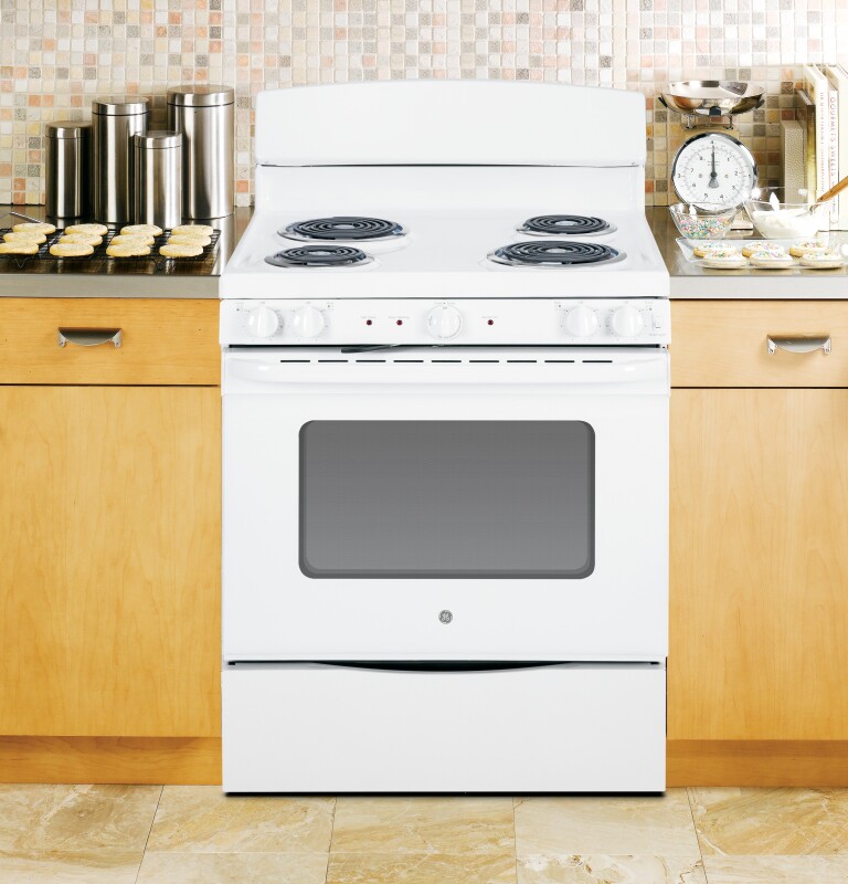 30" Free-Standing Electric Range JB450DFWW