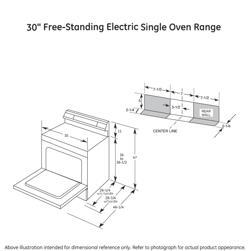 30" Free-Standing Electric Range JB450RFSS