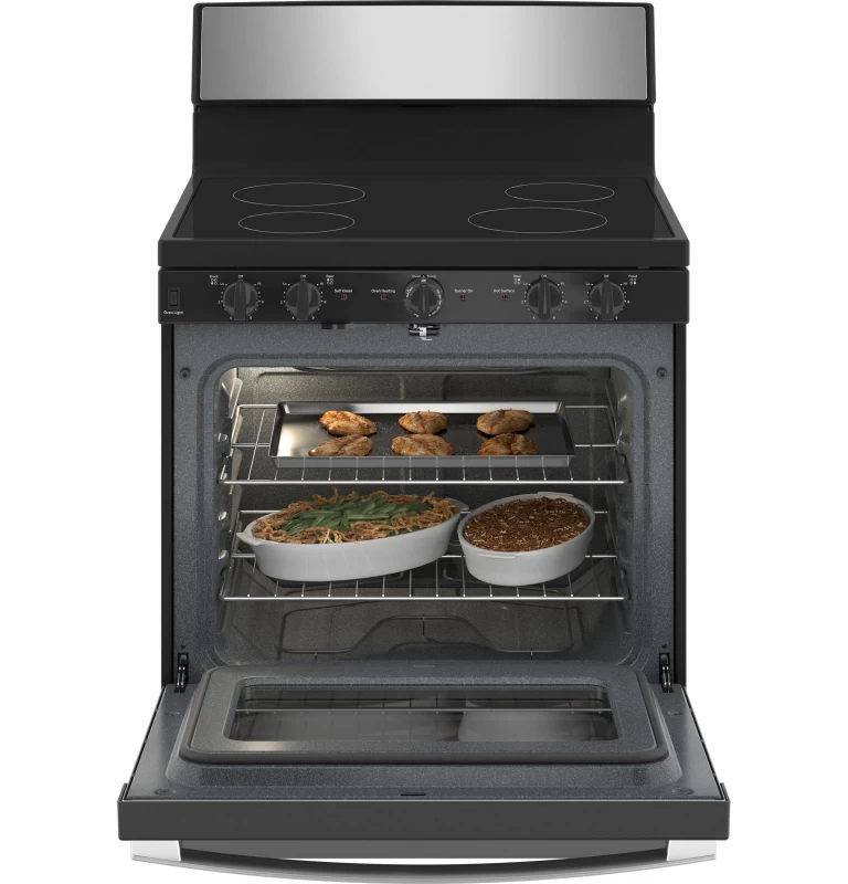 30” Free-standing Electric Radiant Smooth Cooktop Range JB480STSS