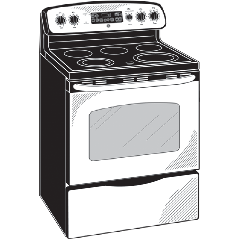 30" Free-Standing Electric Range JB500STSS