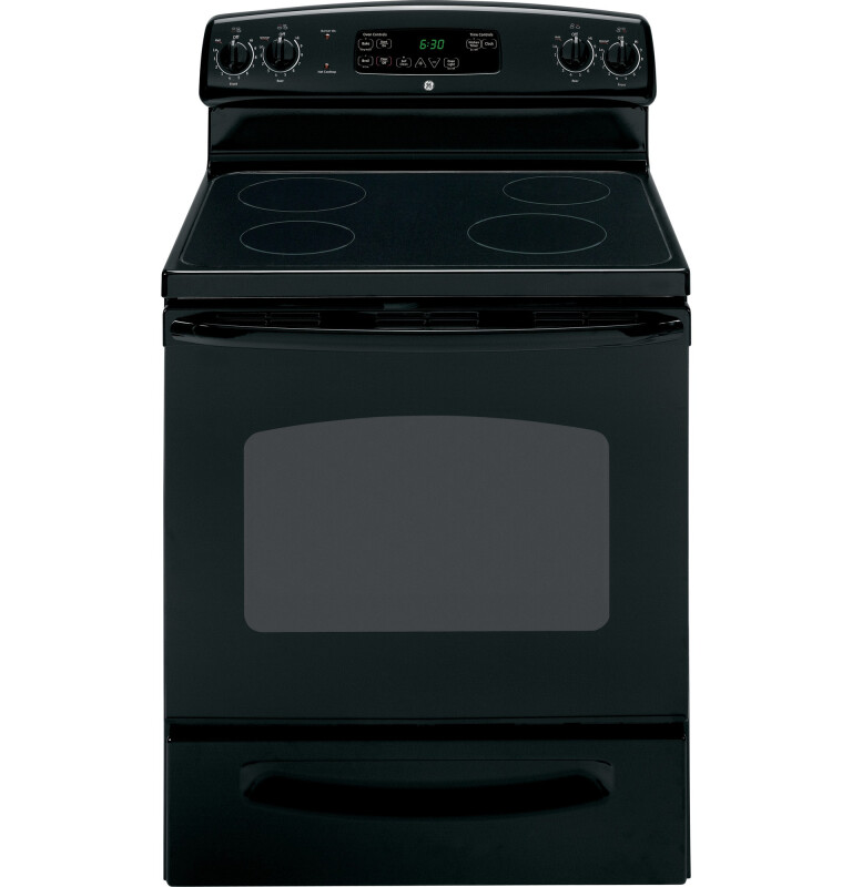 30" Free-Standing CleanDesign Electric Range JB620DRBB