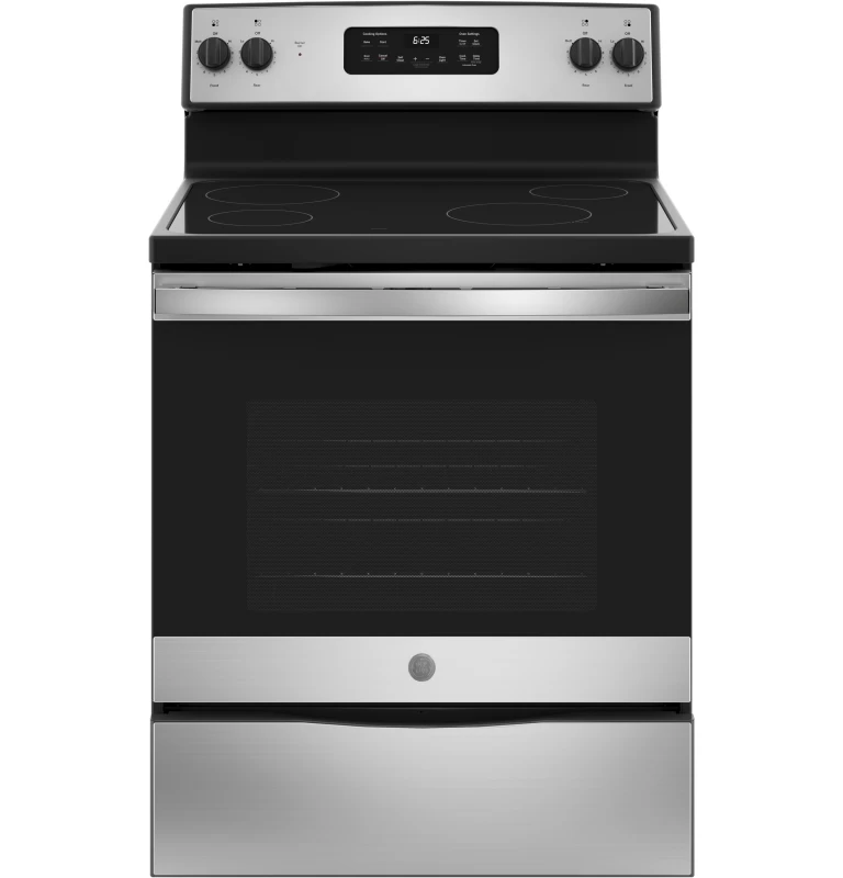 GE 30" Free-Standing Electric Range Stainless Steel JB625RKSS Picture 1