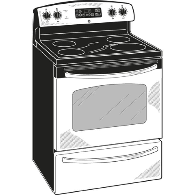 30" Free-Standing Electric Range JB640SPSS