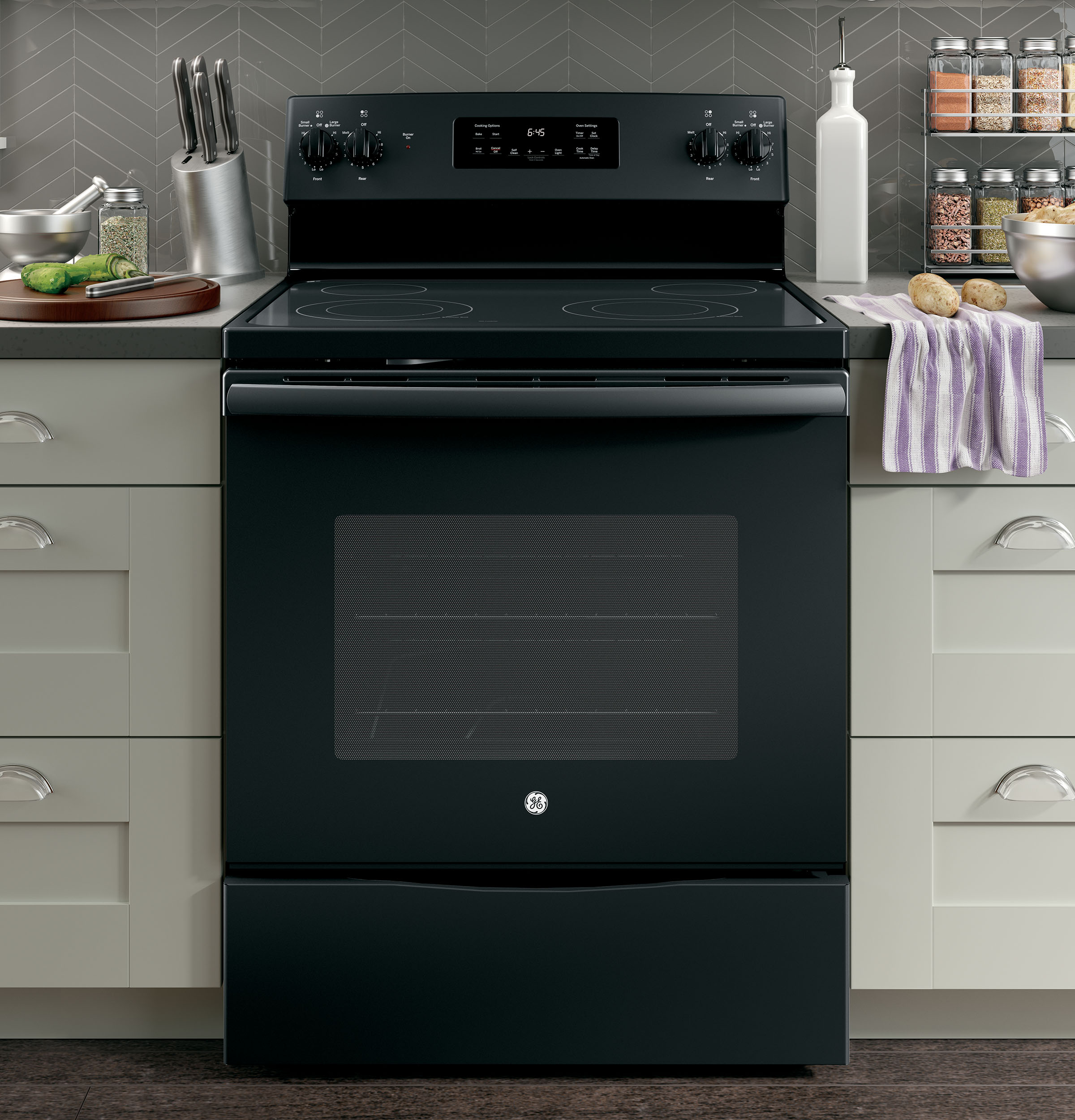 30" Free-Standing Electric Range JB645DKBB
