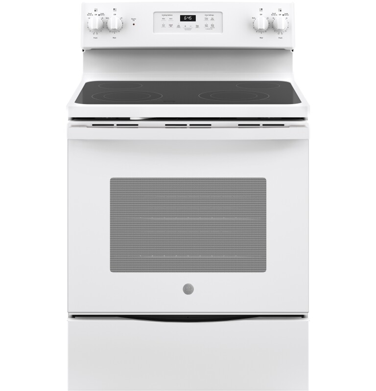 GE 30" Free-Standing Electric Range White JB645DKWW Picture 1