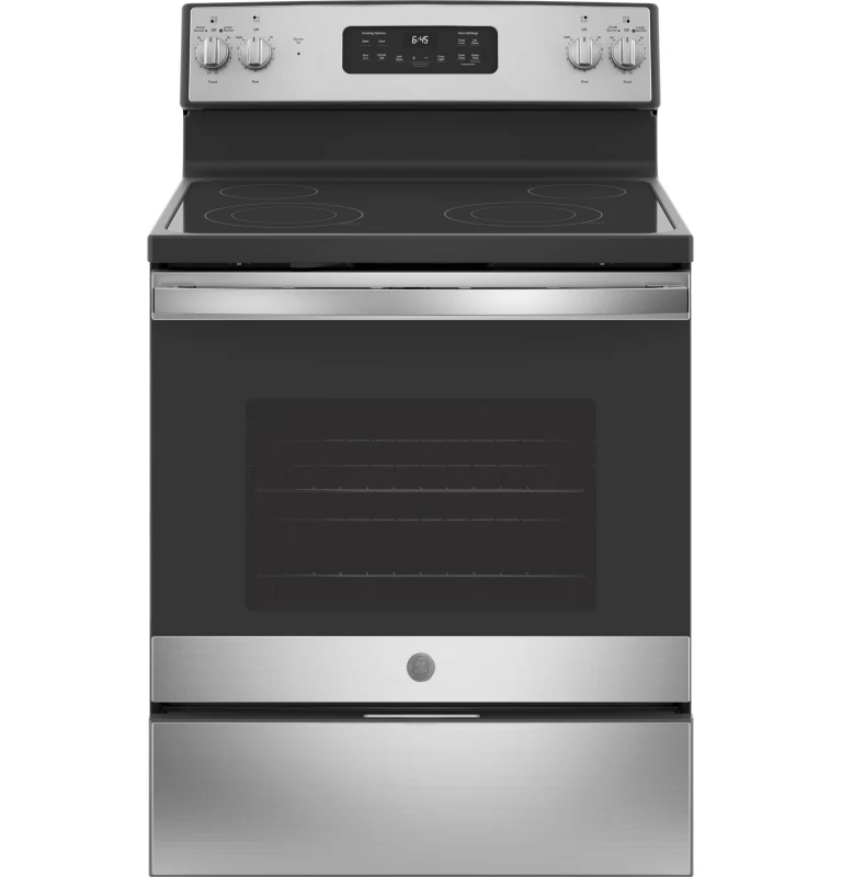 GE 30" Free-Standing Electric Range Stainless Steel JB645RKSS Picture 1