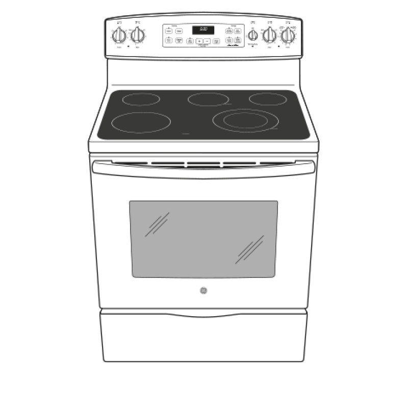 30" Free-Standing Electric Range JB650SFSS