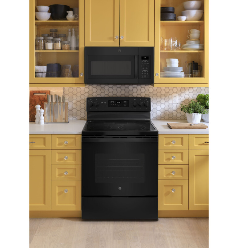 30" Free-Standing Electric Convection Range JB655DKBB