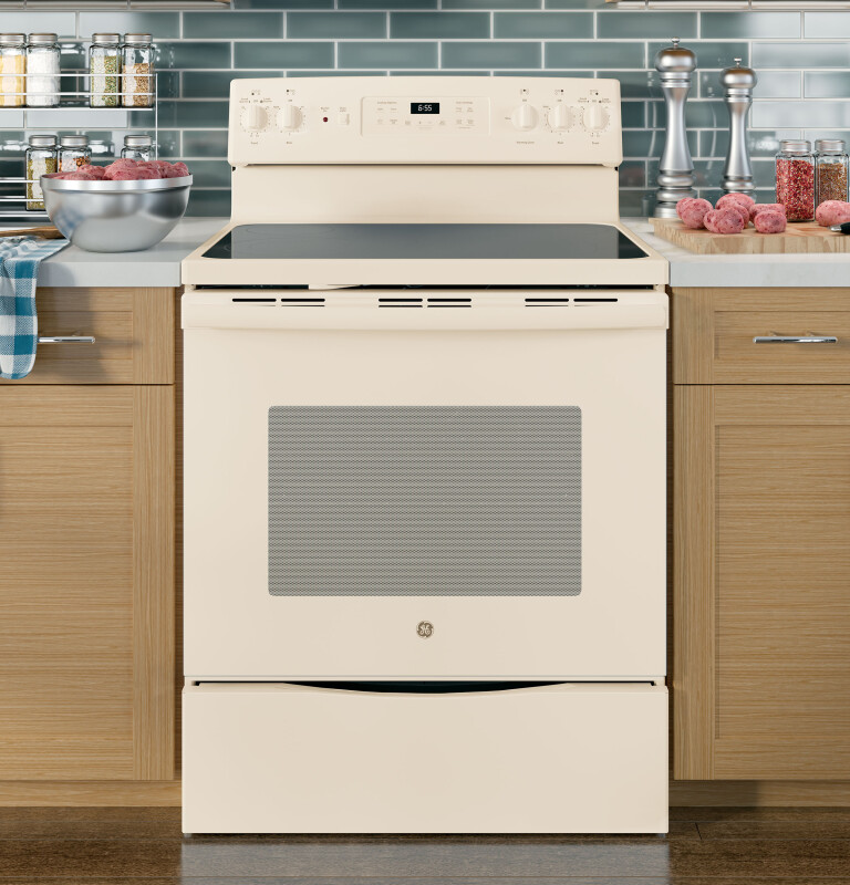 30" Free-Standing Electric Convection Range JB655DKCC