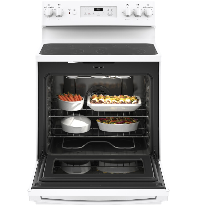 30" Free-Standing Electric Convection Range JB655DKWW