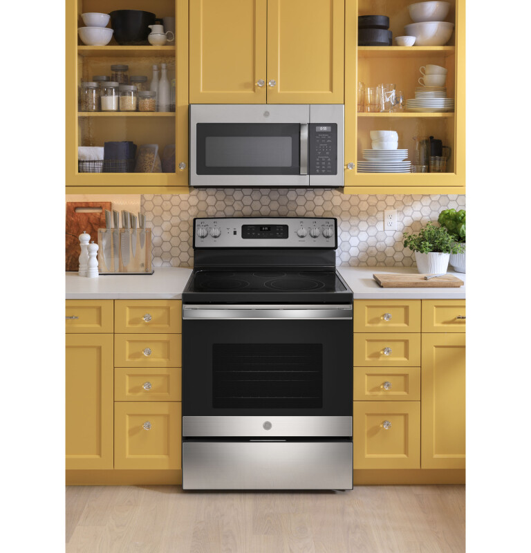 30" Free-Standing Electric Convection Range JB655SKSS