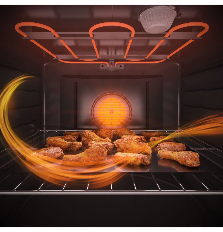 30" Free-Standing Electric Convection Fingerprint Resistant Range JB655YKFS