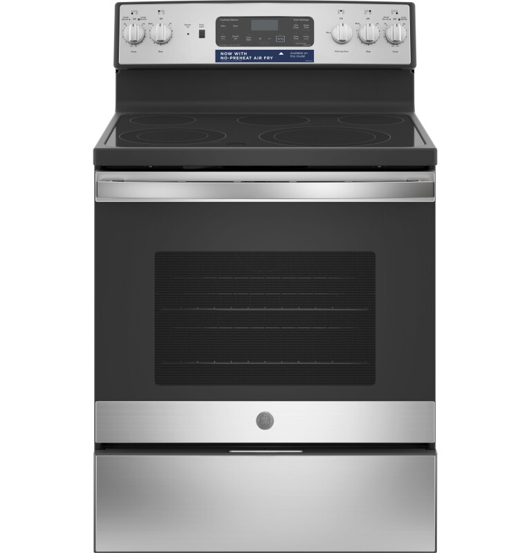 30" Free-Standing Electric Convection Fingerprint Resistant Range JB655YKFS