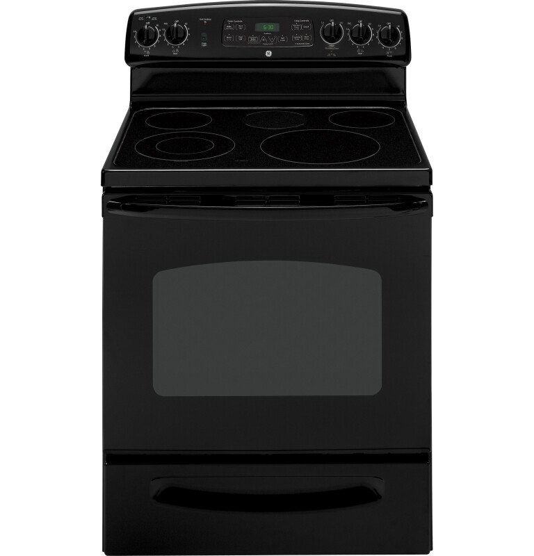 30" Free-Standing Electric Convection Range JB680DPBB