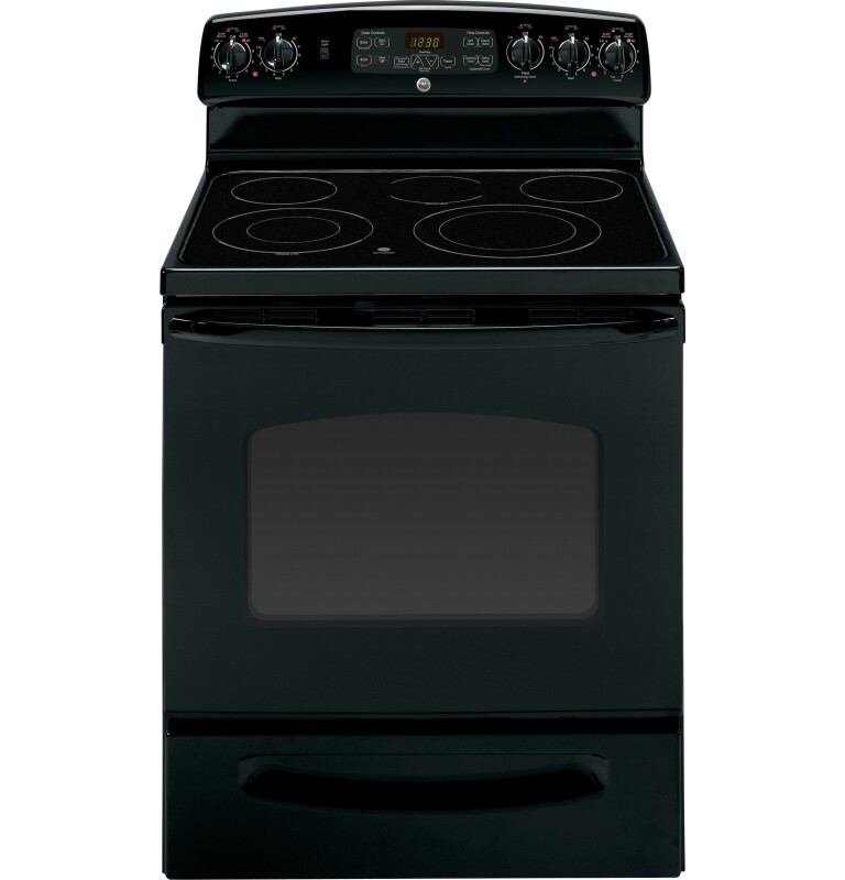 30" Free-Standing Electric Convection Range JB680DTBB