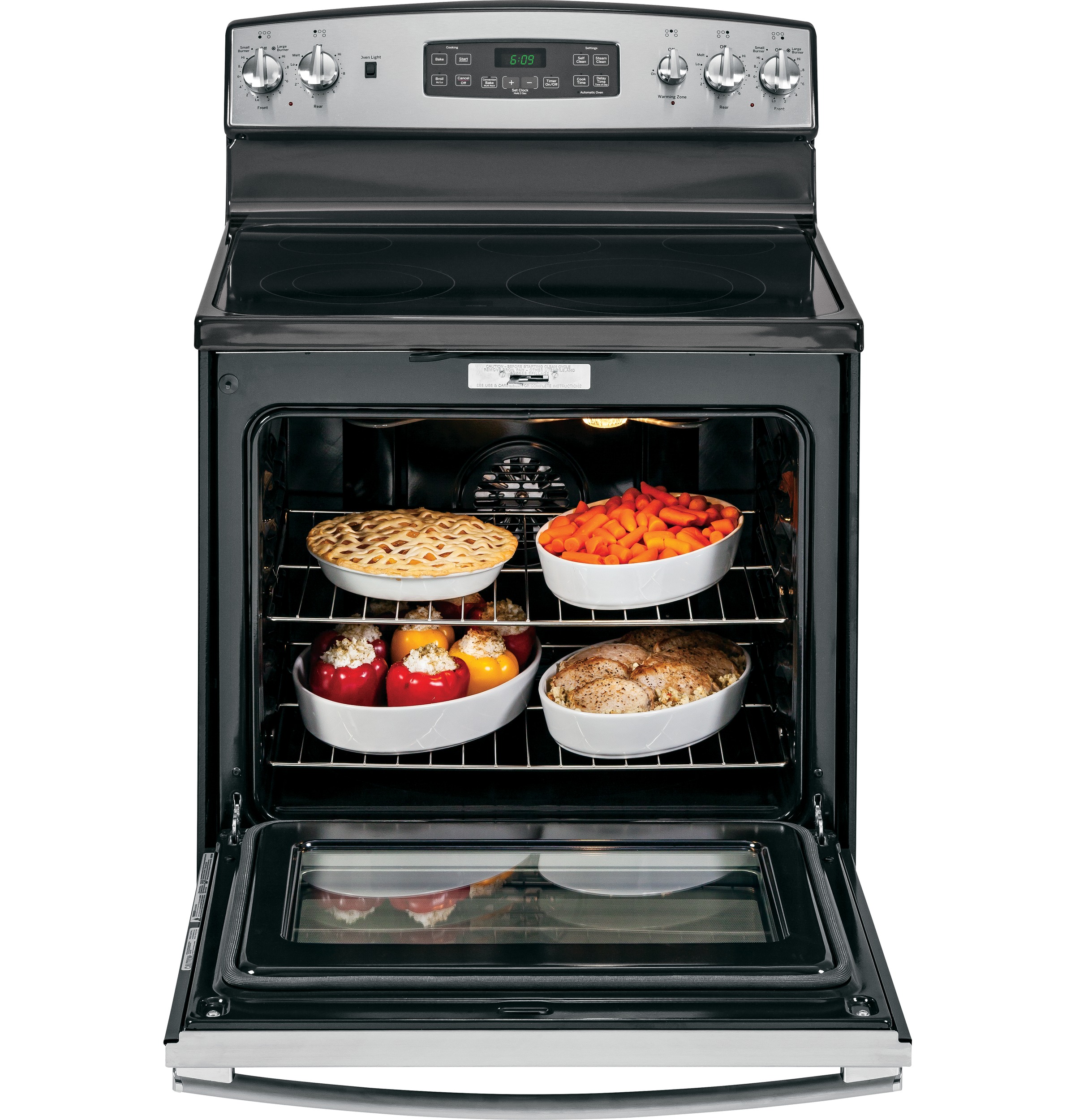 30" Free-Standing Electric Convection Range JB690SFSS