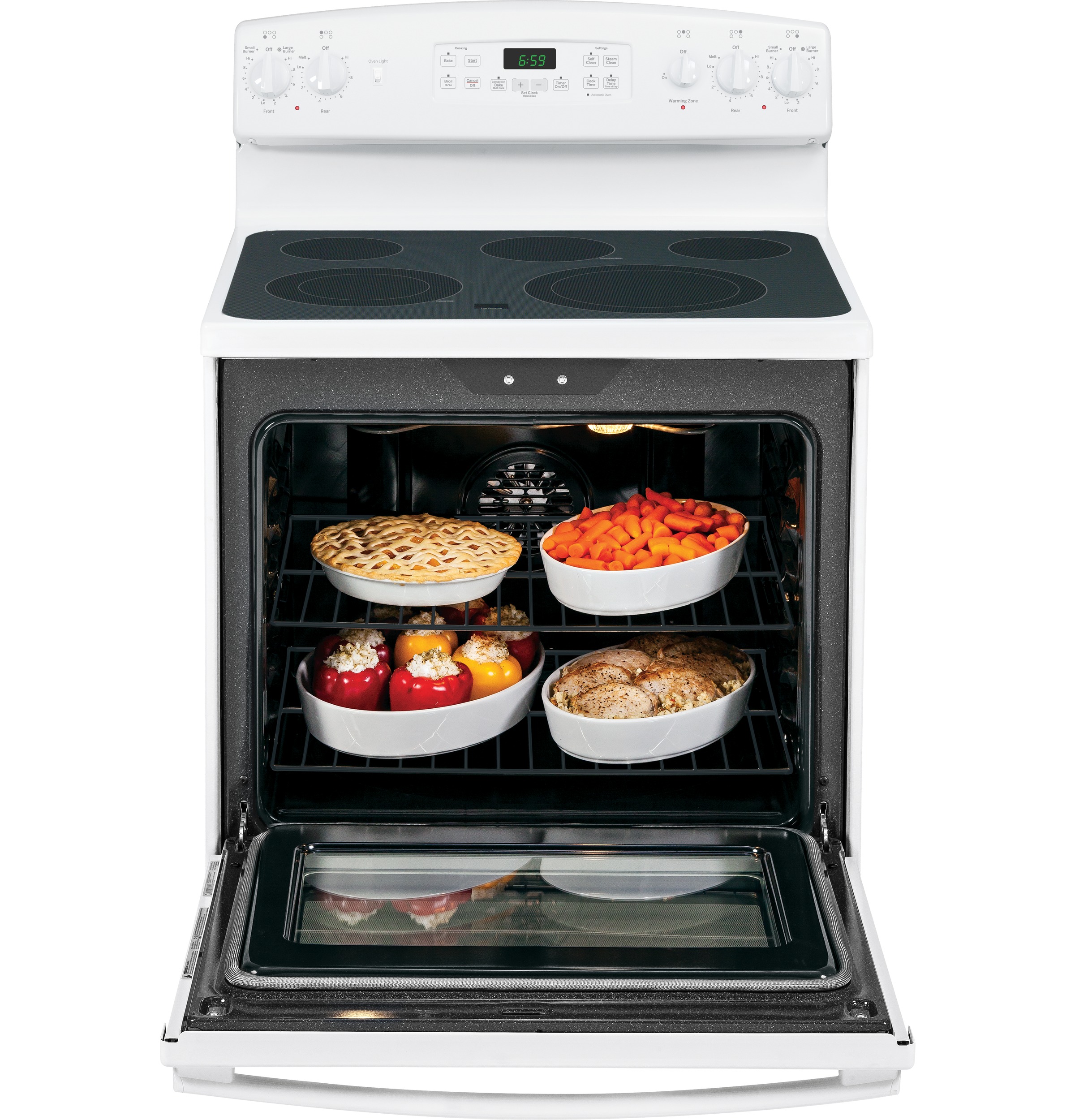 30" Free-Standing Electric Convection Range JB695DFWW