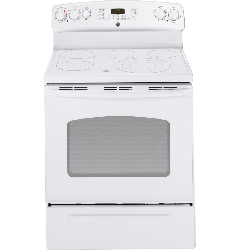 Adora series by 30" Free-Standing Electric Convection Range with Warming Drawer JB710TTWW