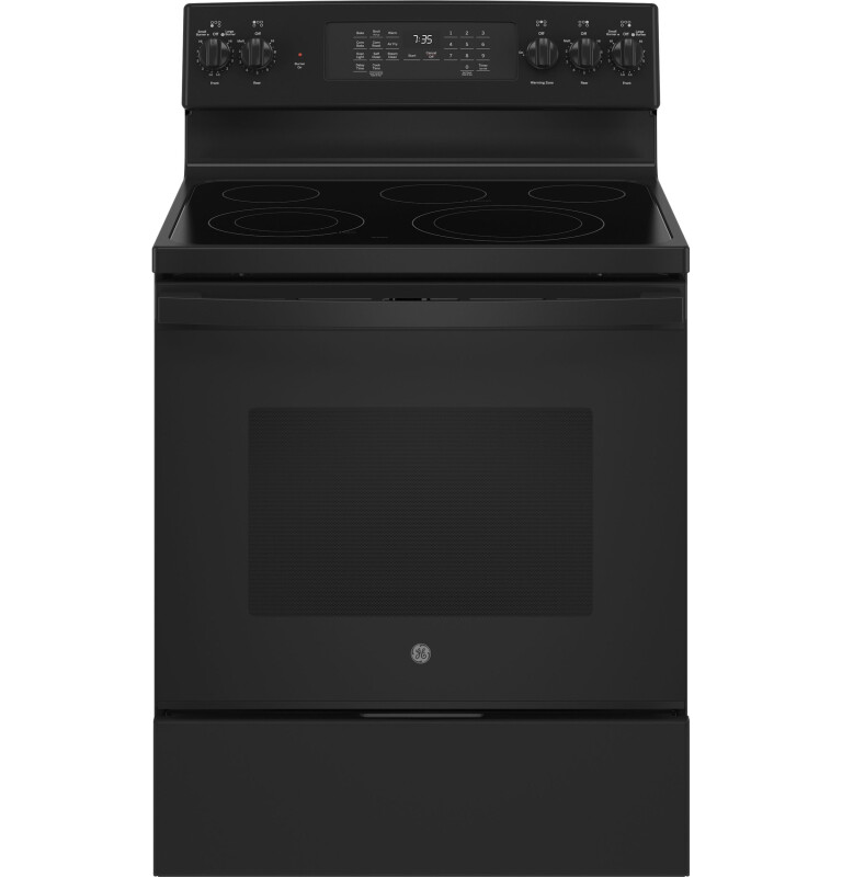 30" Free-Standing Electric Convection Range with No Preheat Air Fry JB735DPBB