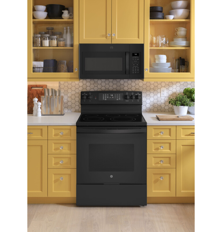 30" Free-Standing Electric Convection Range with No Preheat Air Fry JB735DPBB