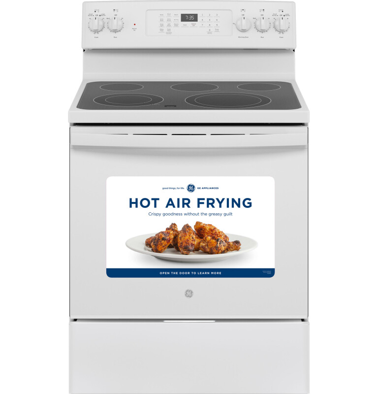 30" Free-Standing Electric Convection Range with No Preheat Air Fry JB735DPWW