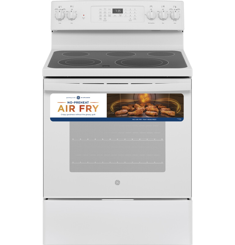 30" Free-Standing Electric Convection Range with No Preheat Air Fry JB735DPWW