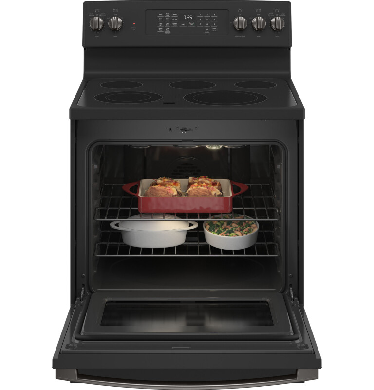 30" Free-Standing Electric Convection Range with No Preheat Air Fry JB735FPDS