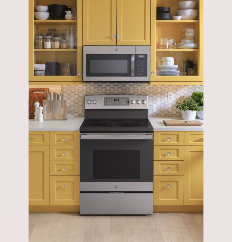 30" Free-Standing Electric Convection Range with No Preheat Air Fry JB735SPSS
