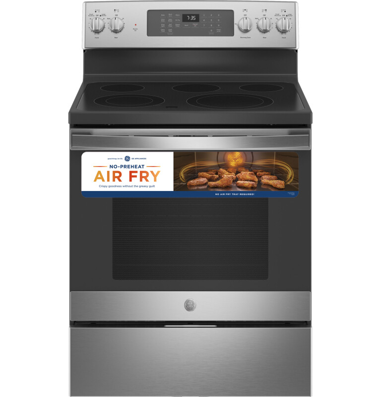 30" Free-Standing Electric Convection Range with No Preheat Air Fry JB735SPSS